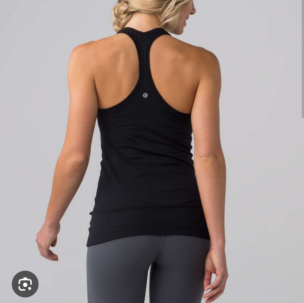 Lululemon cool racerback black size 8